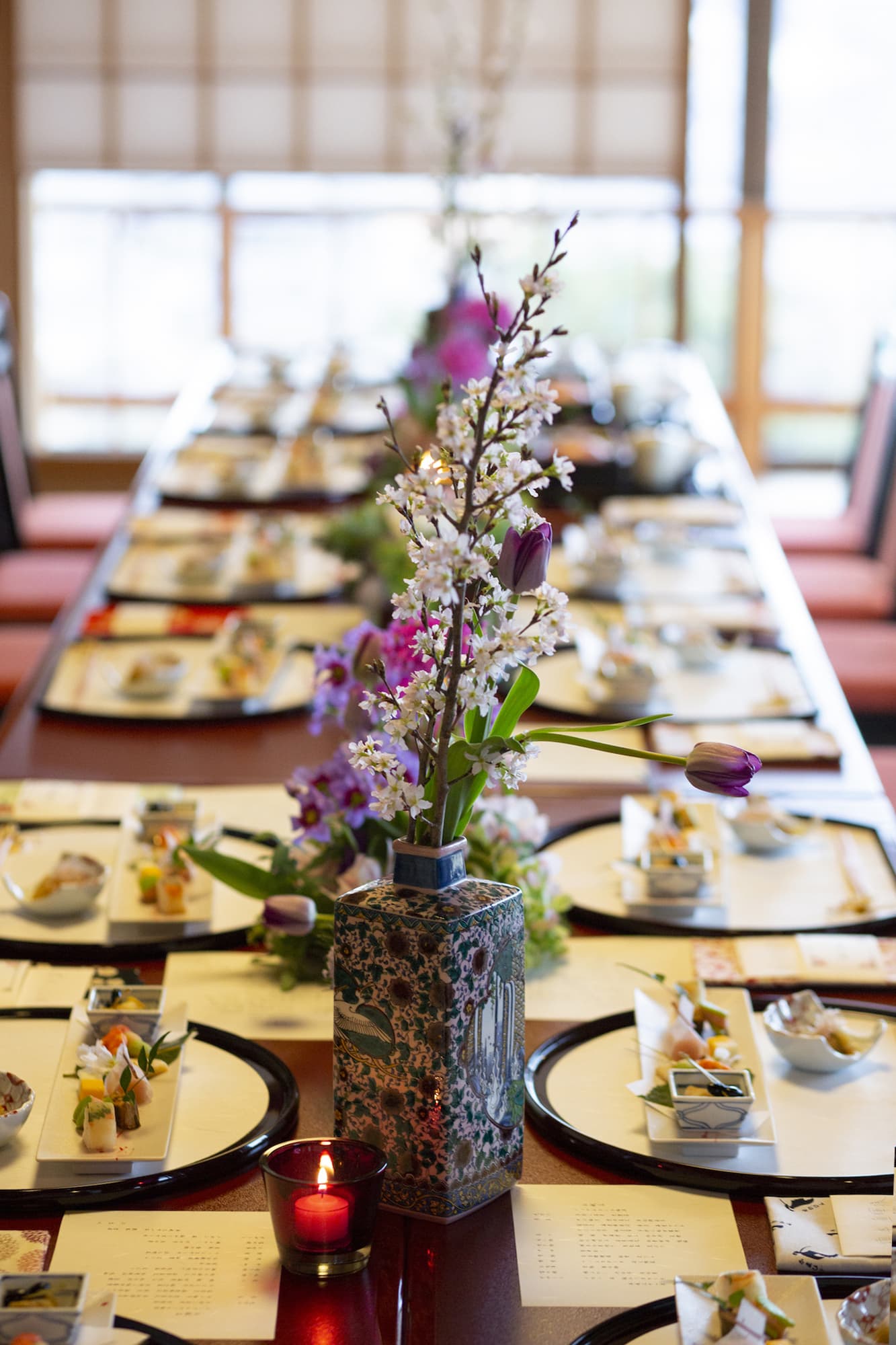 金沢の日本料理仁志川で和装家族婚礼