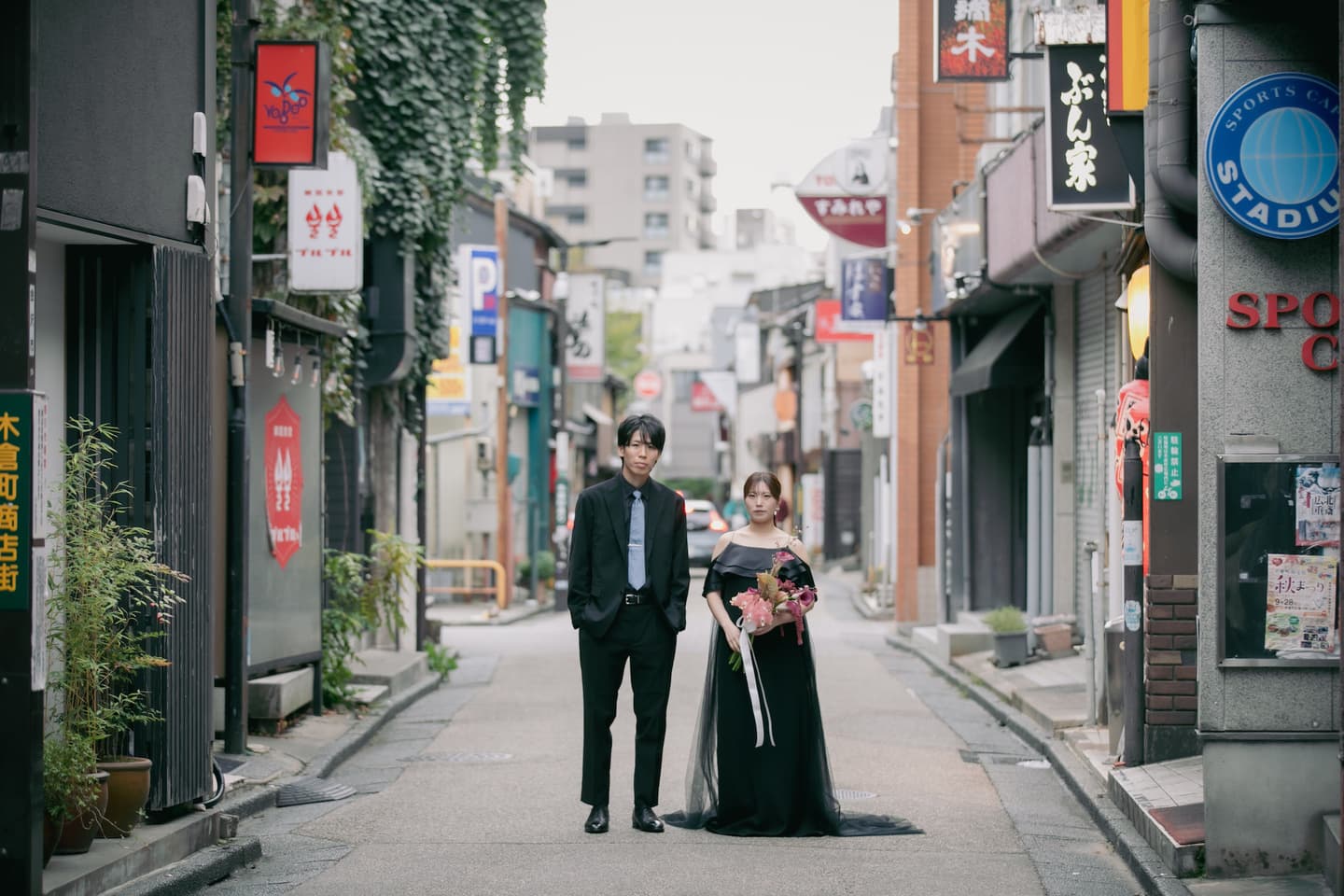 金沢でウェディングタウンフォト