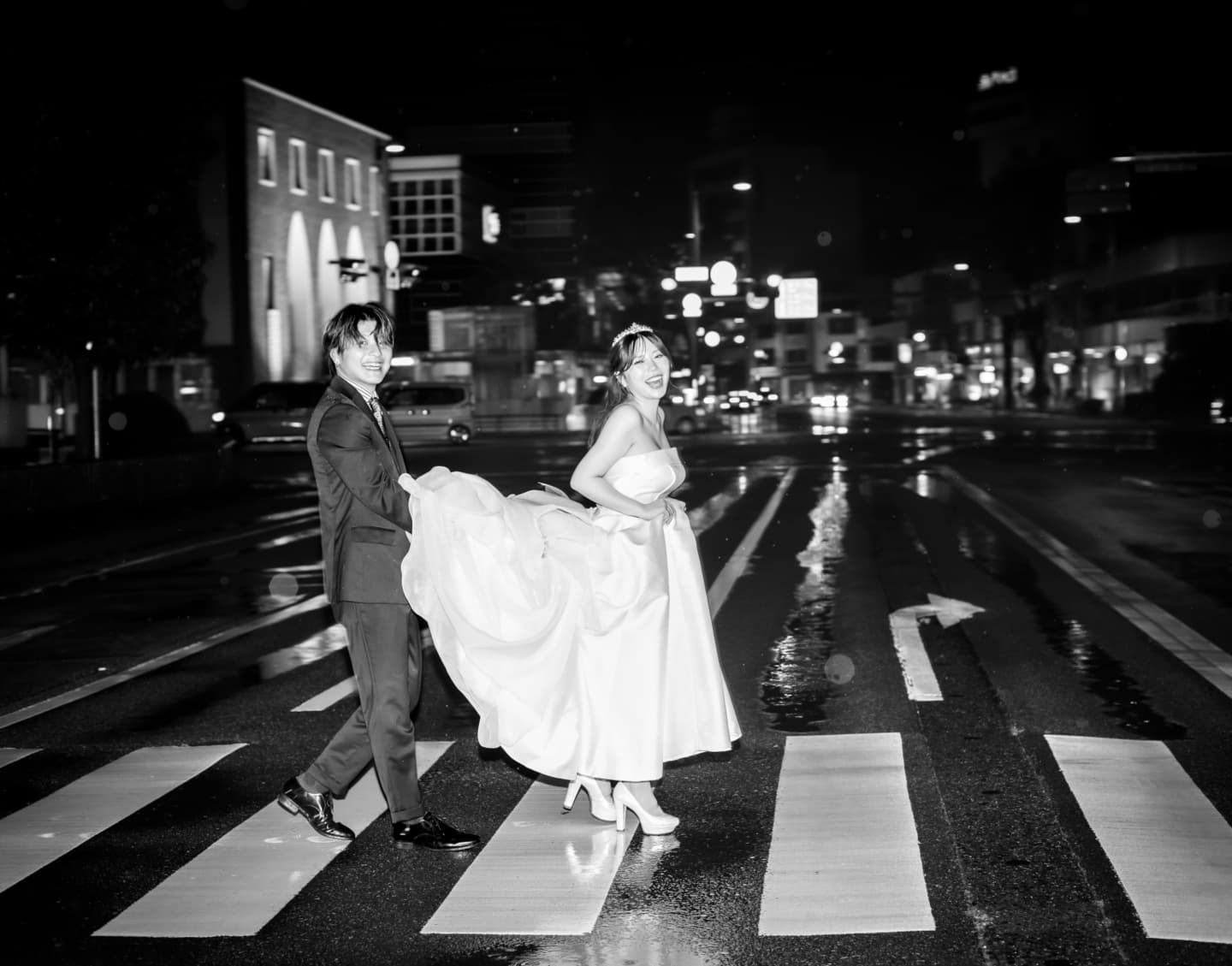 金沢でウェディングタウンフォトの前撮り