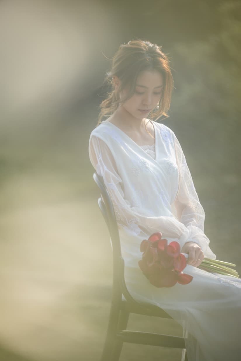 金沢のみどりの森でドレスロケーション前撮り