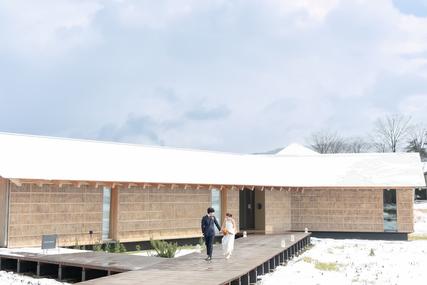 雪のヘルジアンウッド富山で結婚式