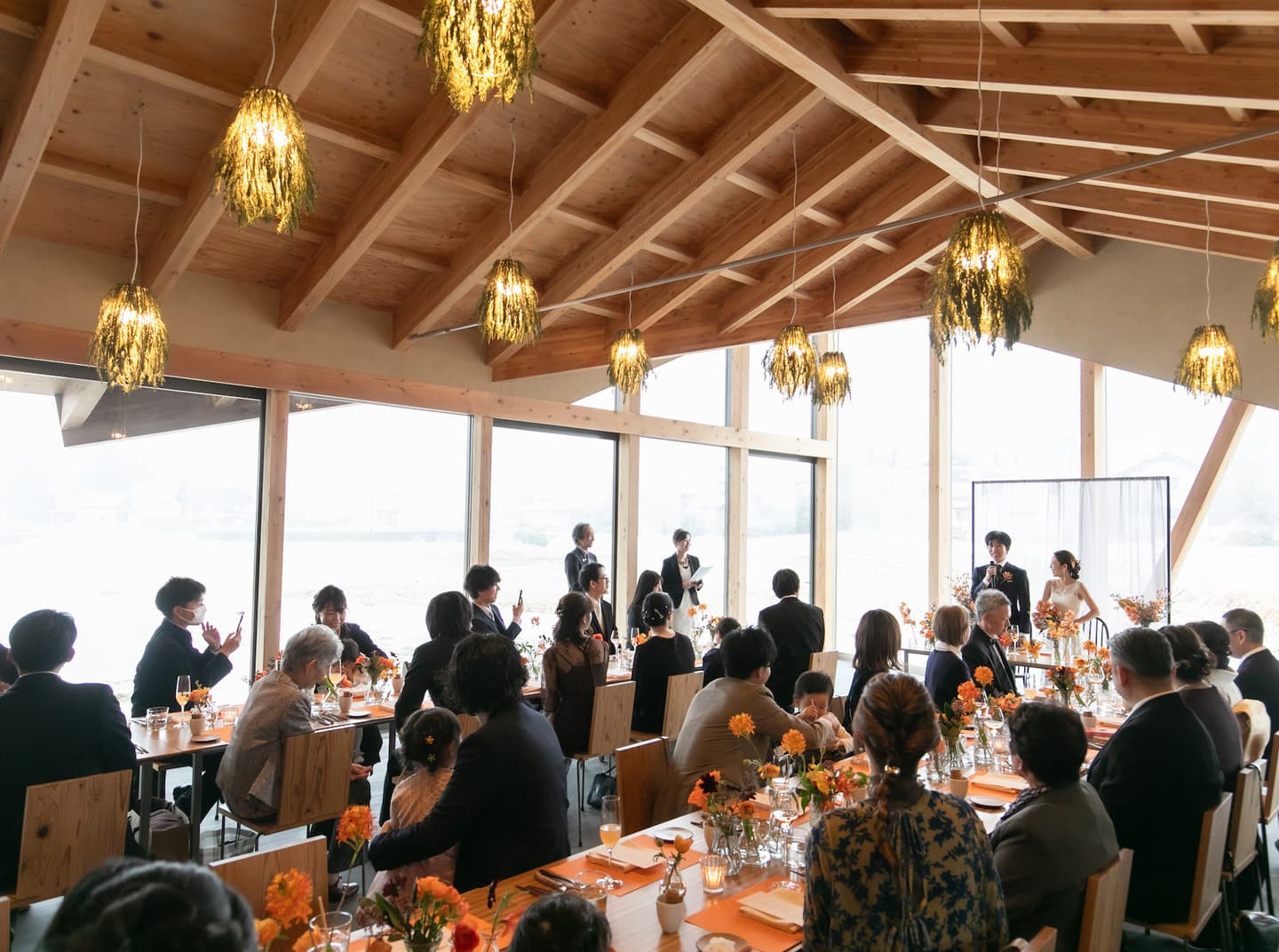 富山のレストランヘルジアンウッドで結婚式