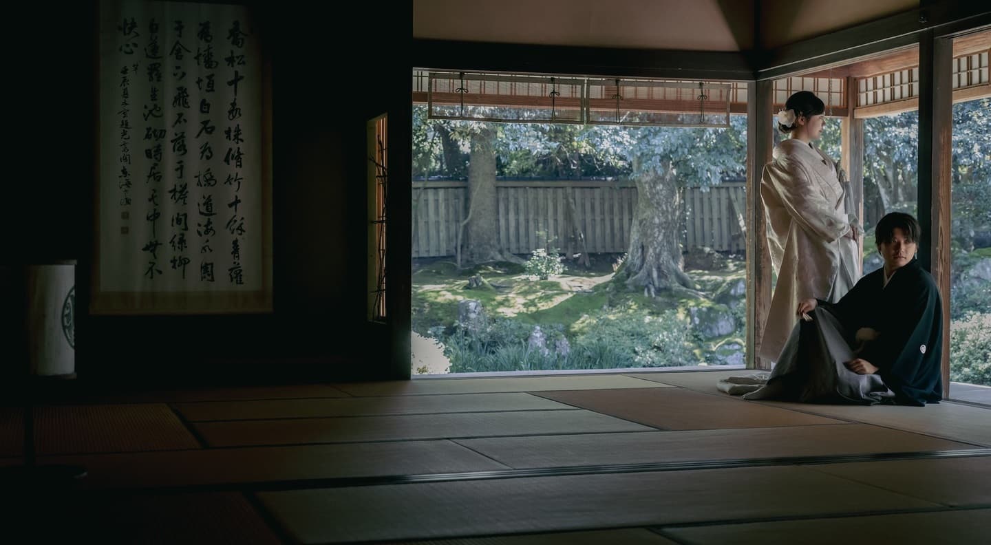 金沢で大人な和装前撮り