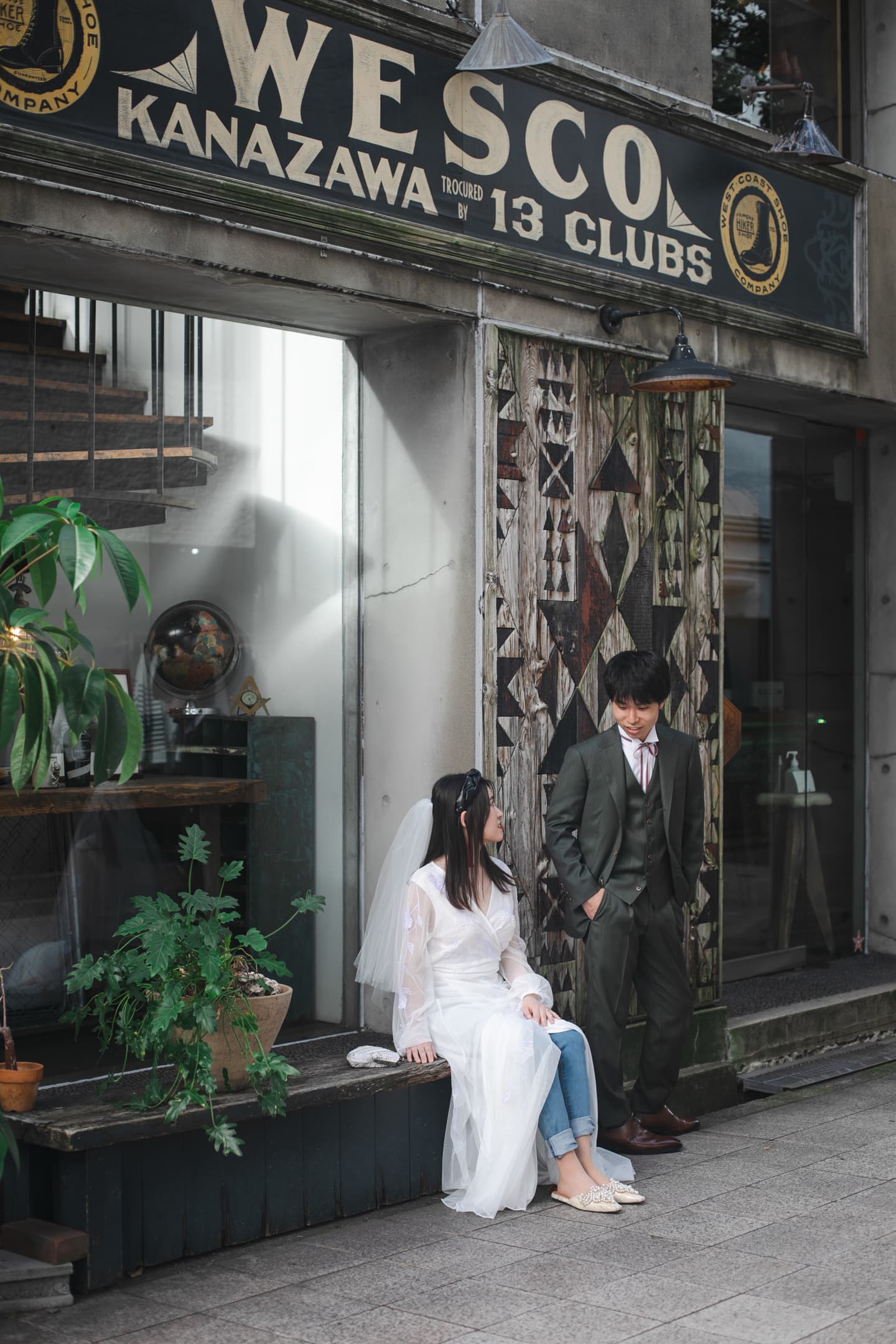 金沢でウェディングタウンフォト