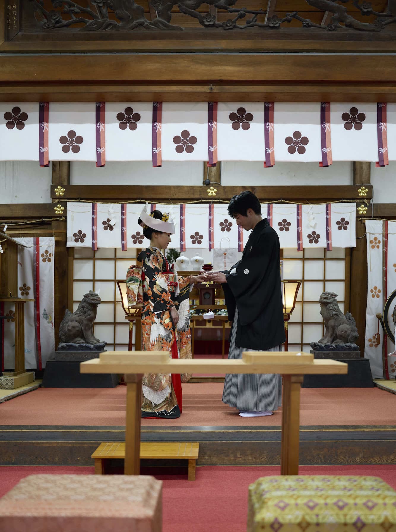 宇多須神社で和装結婚式