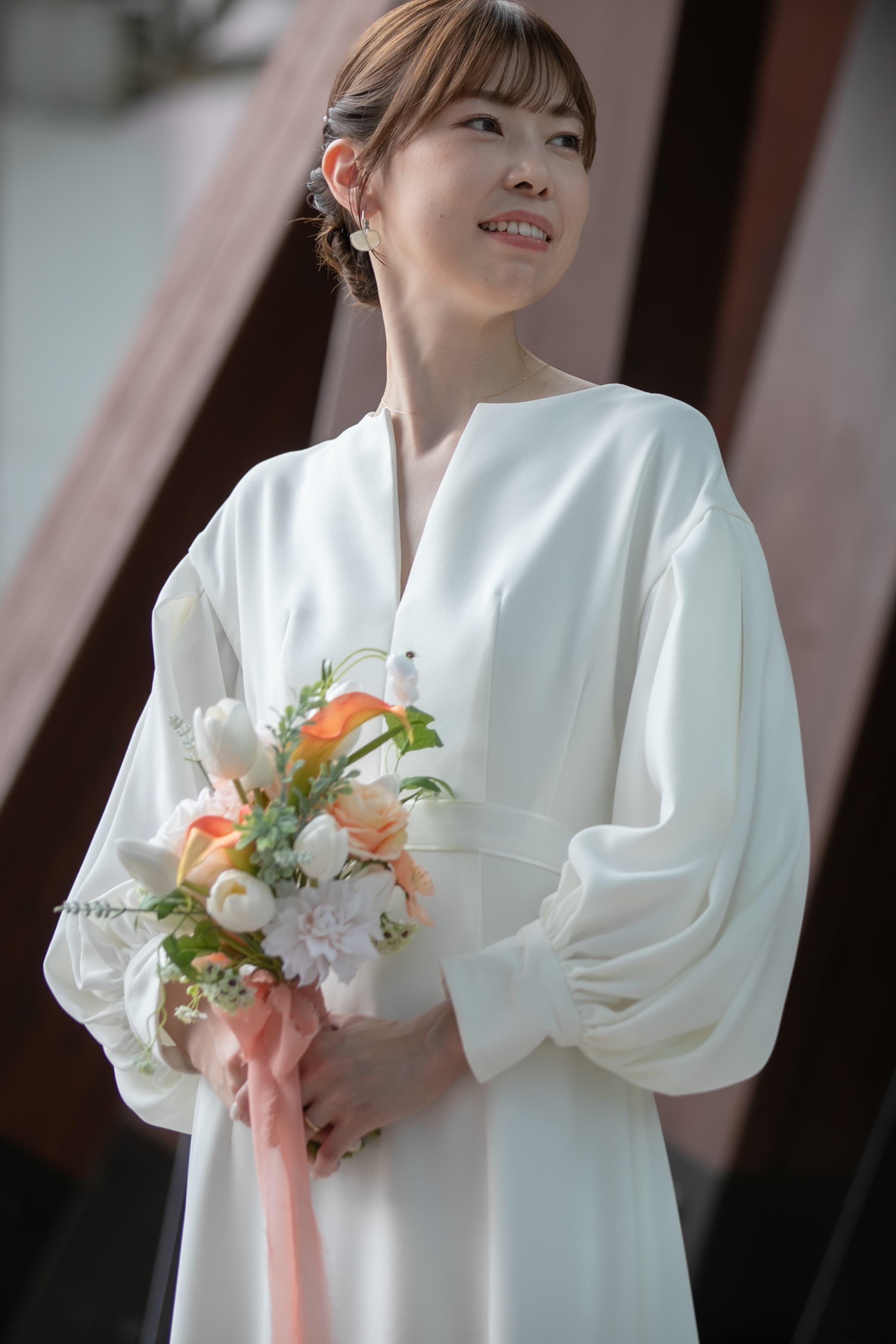 ベージュ金沢サロンのレンタルウェディングドレス