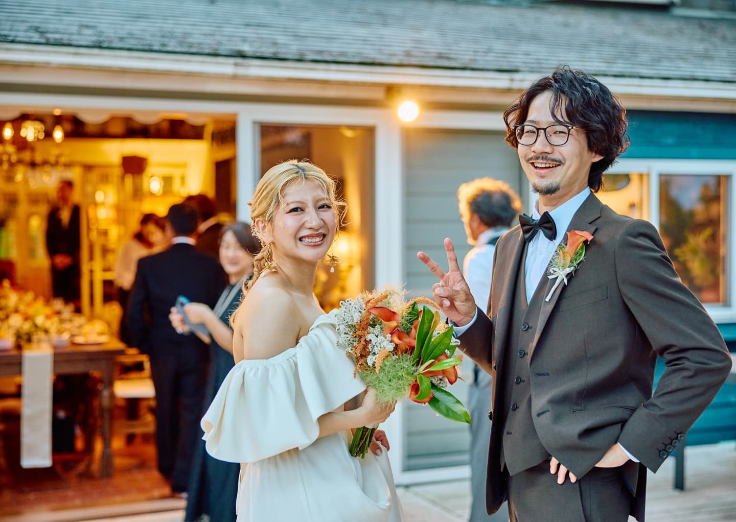 金沢から１時間の別荘で家族だけの結婚式