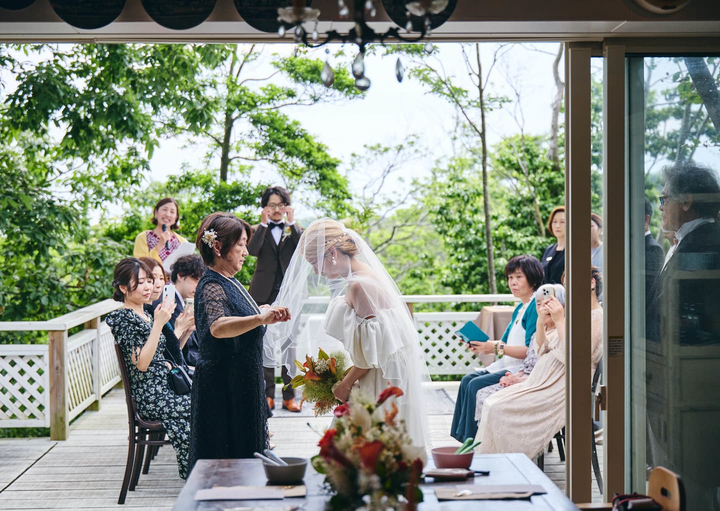 金沢から１時間の別荘で家族だけの結婚式